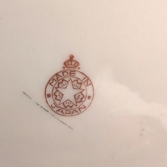 Vintage Gilded Hand Painted Floral Oval Relish Tray By Celebrate Made In Japan - Picture 6 of 7